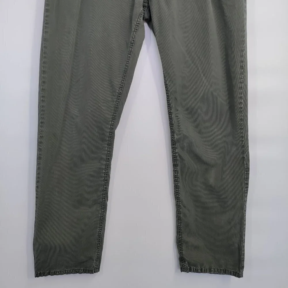 Tommy Hilfiger High-Rise Slim Straight Leg Denim Jeans 34x32 Men Green